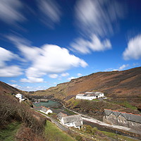 Buy canvas prints of Boscastle in Cornwall, England. by Carl Whitfield