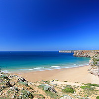 Buy canvas prints of Praia do Beliche near Sagres on the Algarve, Portu by Carl Whitfield