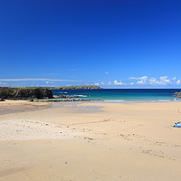 Buy canvas prints of Trevone Bay in Cornwall, England. by Carl Whitfield