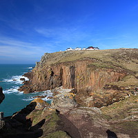 Buy canvas prints of Lands End by Carl Whitfield