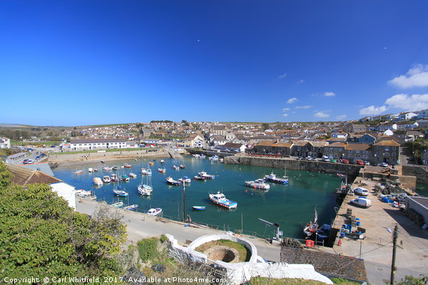 Porthleven in Cornwall, England. Picture Board by Carl Whitfield