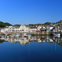 Buy canvas prints of Padstow Harbour in Cornwall, England. by Carl Whitfield