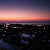 Buy canvas prints of Afterglow at Westward Ho! by Carl Whitfield