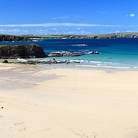 Buy canvas prints of Trevone Bay in Cornwall Panoramic by Carl Whitfield