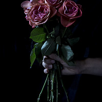 Buy canvas prints of Bouquet of roses by Denitsa Karan