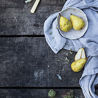 Buy canvas prints of Golden pears by Denitsa Karan