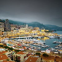 Buy canvas prints of Moody Monaco by Callum Pirie