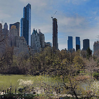 Buy canvas prints of Central Park On The Rocks by Graham Degg