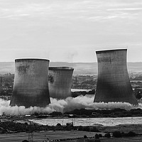 Buy canvas prints of Didcot Demolition by Graham Degg