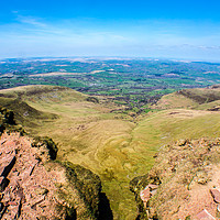 Buy canvas prints of View from Pen-Y-Fan by Lee Aron