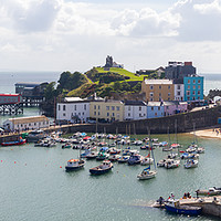 Buy canvas prints of Tenby Harbour by Lee Aron