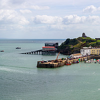 Buy canvas prints of Tenby Harbour by Lee Aron