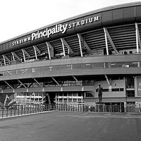 Buy canvas prints of The Principality Stadium by Lee Aron