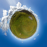 Buy canvas prints of Brecon Mini Planet by Lee Aron