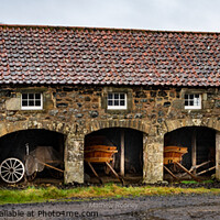 Buy canvas prints of Rustic Horse Cart Storage by Mathew Rooney