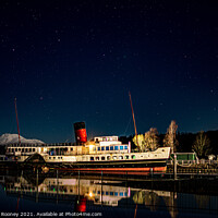 Buy canvas prints of Majestic Night View of Maid of the Loch by Mathew Rooney