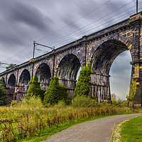 Buy canvas prints of The Sankey Viaduct  by Andrew George