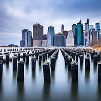 Buy canvas prints of Lower Manhattan In New York City  by Andrew George