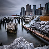 Buy canvas prints of Lower Manhattan In New York City   by Andrew George