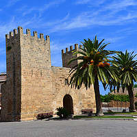 Buy canvas prints of Xara Gate - Portal del Moll in Alcudia Old Town    by Peter Stephenson
