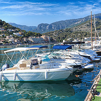 Buy canvas prints of Soller Marina                                     by Peter Stephenson