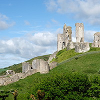 Buy canvas prints of Corfe Castle by Peter Stephenson