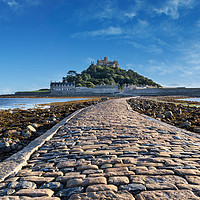 Buy canvas prints of Causway to St Micheal's Mount  by Peter Stephenson