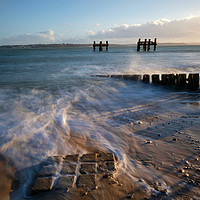 Buy canvas prints of Lepe Beach showing the d-day troops embarkation re by Peter Stephenson