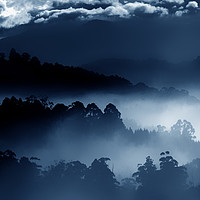 Buy canvas prints of The foggy Valley by imi koetz