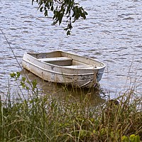 Buy canvas prints of Little dinghy  by Margaret Stanton