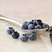 Buy canvas prints of Fresh blueberries  by Margaret Stanton