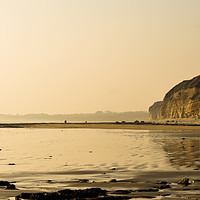 Buy canvas prints of The Golden Yorkshire Coast by Paul Baldwin