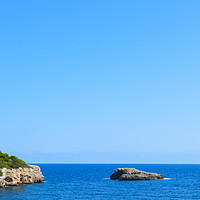 Buy canvas prints of View from Cala Ferrera by Paul Baldwin