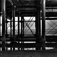 Buy canvas prints of Under The Pier Cleethorpes by Symon Smithard