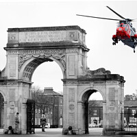 Buy canvas prints of Sea King With Arch by Paul Herron
