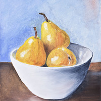 Buy canvas prints of The fruit bowl by Trevor Ellis