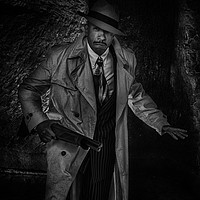 Buy canvas prints of Gangster on the prowl by Trevor Ellis