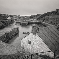 Buy canvas prints of Porthgain Harbour by chris ball