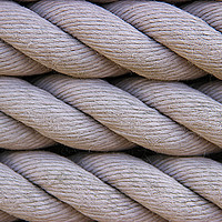 Buy canvas prints of Natural Pure Cotton Rope  by Stephanie Veronique