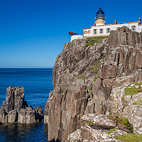 Buy canvas prints of Neist Point Lighthouse - Isle of Skye by John Frid