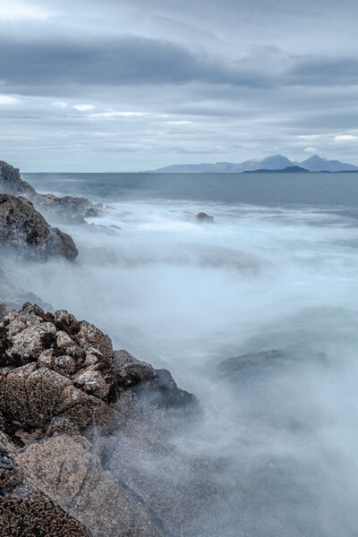 Ardnamurchan Point View to Isle of Muck and Rum Picture Board by John Frid