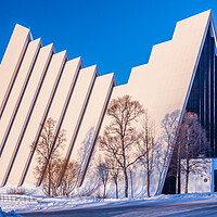 Buy canvas prints of The Arctic Cathedral in Tromso by John Frid
