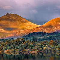 Buy canvas prints of Derwentwater and Catbells by John Frid