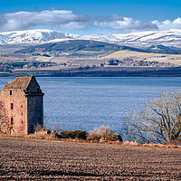 Buy canvas prints of Craig Castle on The Black Isle in The Scottish Hig by John Frid