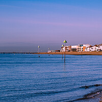 Buy canvas prints of Thorpe Bay and Southend Sea Front by John Frid