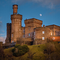 Buy canvas prints of Last Light on Inverness Castle by John Frid