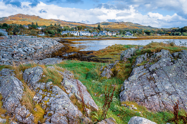 Arisaig on the road to Mallaig Picture Board by John Frid