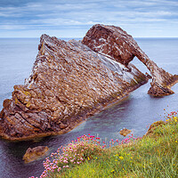 Buy canvas prints of Bow Fiddle Rock by John Frid