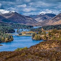 Buy canvas prints of Glen Affric Panorama by John Frid