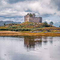 Buy canvas prints of Tioram Castle Panorama by John Frid